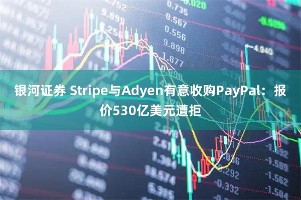 银河证券 Stripe与Adyen有意收购PayPal：报价530亿美元遭拒